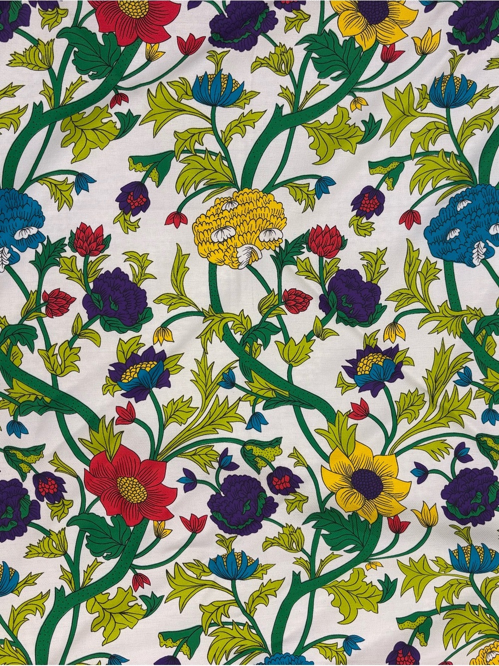 Vintage Totes Floral Scarf - Picture 4 of 4